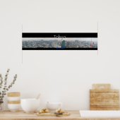 Panoramasicht auf Tokio Poster (Küche)