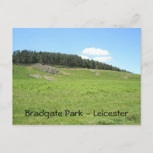 Panoramasicht Bradgate Park Postkarte