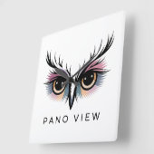 Panoramasicht Quadratische Wanduhr (Winkel)