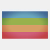 Panoramastolz Rechteckiger Aufkleber (Vorderseite)