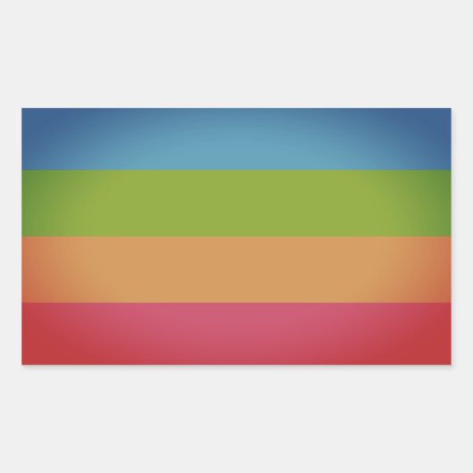 Panoramastolz Rechteckiger Aufkleber (Vorderseite)