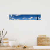 Panoramastrandwolken Poster (Küche)