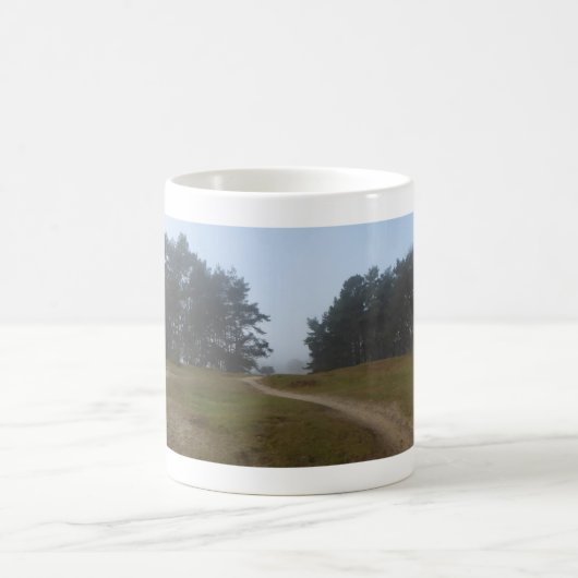 Panoramawärme in Nebel-Tasse Kaffeetasse (Mittel)