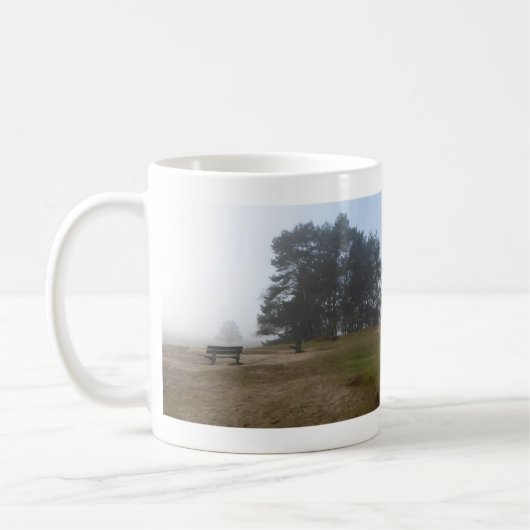Panoramawärme in Nebel-Tasse Kaffeetasse (Links)