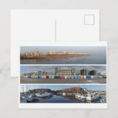 Panoramen an der Küste Postkarte (Vorne/Hinten)