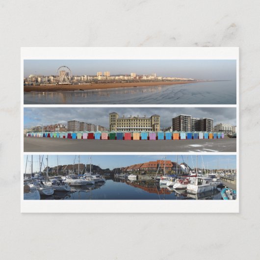 Panoramen an der Küste Postkarte (Vorderseite)