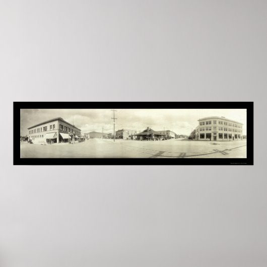 Panoramic Glendale CA Foto 1913 Poster (Vorne)