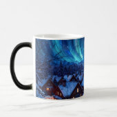 Panoramic Stained Glass Winter Village Verwandlungstasse (Links)