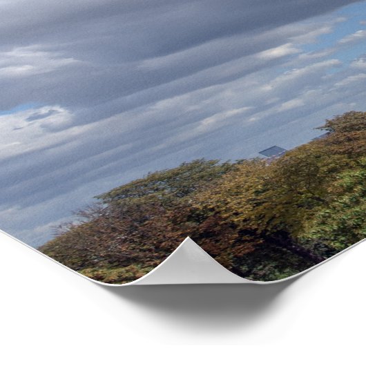 Panoramic view of Eiffel tower - Paris Poster (Ecke)