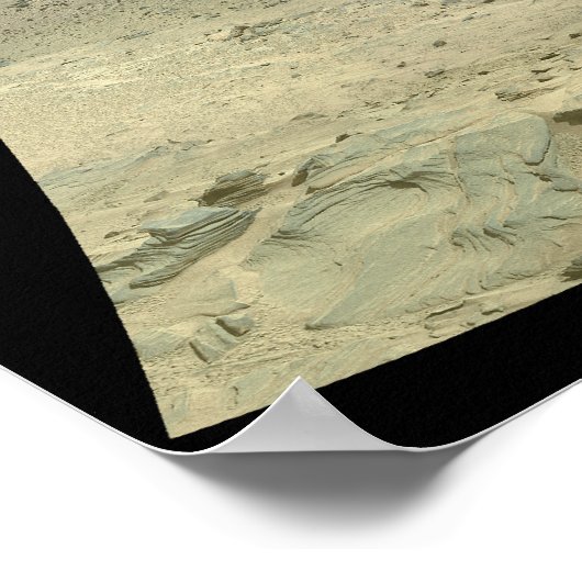 Panoramic view of Mars 2 Poster (Ecke)