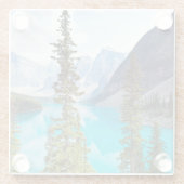 Panoramisch dem Tal von des Moraine See-| von zehn Glasuntersetzer (Rückseite)