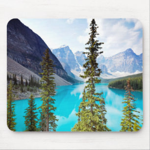 Panoramisch dem Tal von des Moraine See- von zehn Mousepad