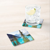 Panoramisch dem Tal von des Moraine See-| von zehn Rechteckiger Pappuntersetzer (Vor Ort)