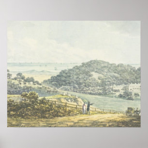 Panoramisch "nach" Ansicht, vom roten Buch für Poster