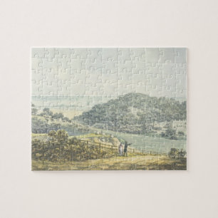 Panoramisch "nach" Ansicht, vom roten Buch für Puzzle
