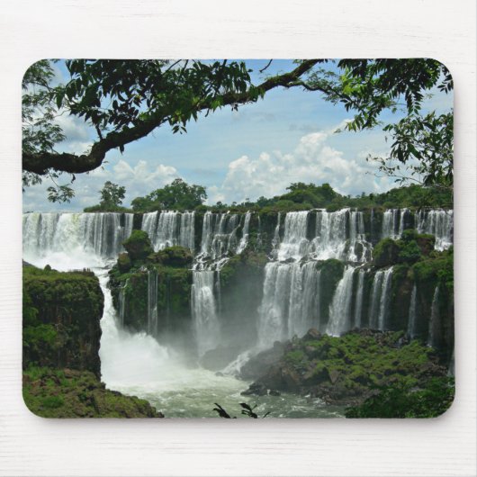 Panoramisch von den Iguaçu-Wasserfälle Mousepad (Vorne)