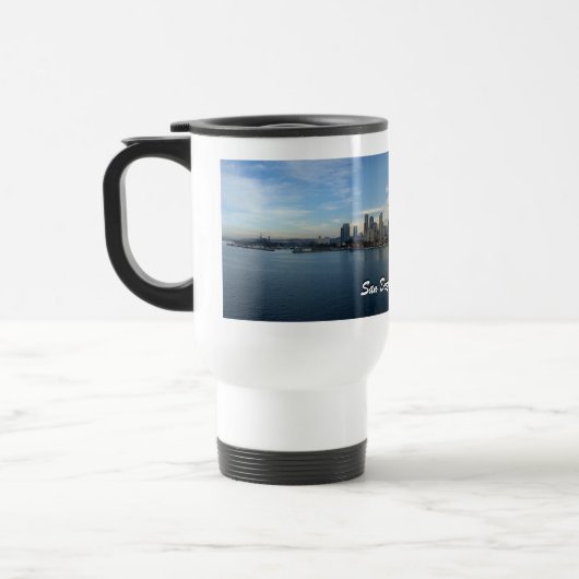 Panoramisch von San Diego Tasse (Links)