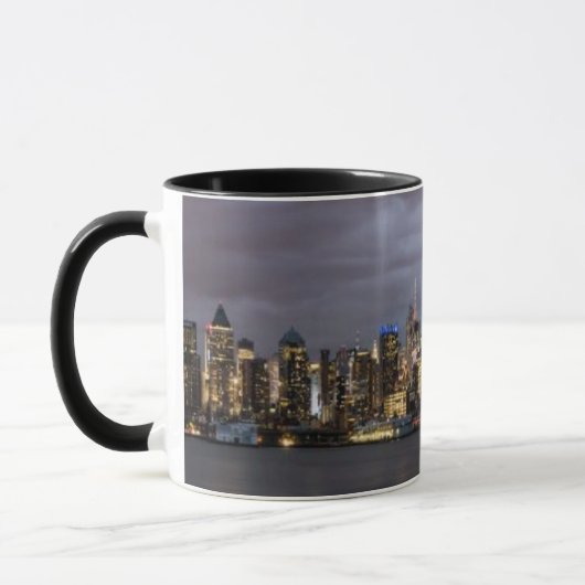 Panoramische Ansicht des frühen Abends von Tasse (Links)