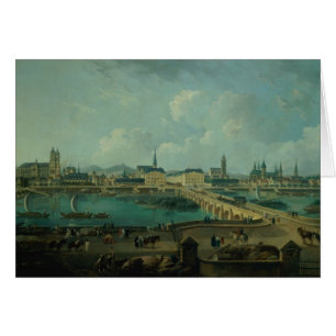 Panoramische Ansicht von Ausflügen, 1787 (Öl auf