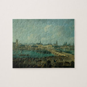Panoramische Ansicht von Ausflügen, 1787 (Öl auf Puzzle