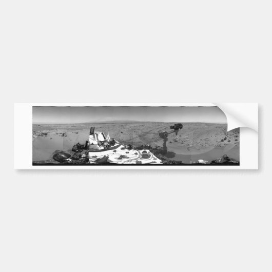 Panoramische Ansicht von Mars Autoaufkleber (Vorne)