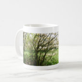 Panoramische Blüte sehen Abflussrinne-Tasse Kaffeetasse (Vorderseite Links)