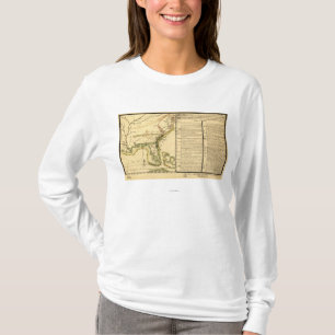 Panoramische Karte (spanische Sprache) T-Shirt