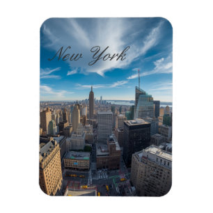 Panoramische New York City Reise Magnet
