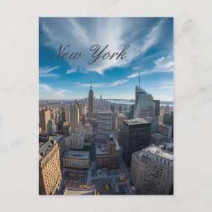 Panoramische New York City Reise Postkarte