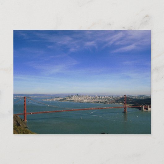 Panoramische Postkarte des Golden Gate (Vorderseite)