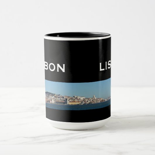 Panoramische Tasse Lissabons Portugal (Zentrum)