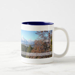 Panoramische Tetons Tasse
