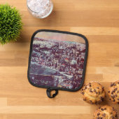 Panoramischer Glanz Jerusalems Topflappen (Oben Unten)