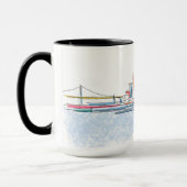 Panoramisches San Franciso, CA Tasse (Links)