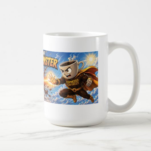 Panoramontagmonster – Espresso-Erzwinger Kaffeetasse (Rechts)