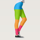 Panoromantische Stolperflagge Leggings (Rechts)
