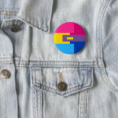 Panromantic Bisexual-Button Button (Beispiel)