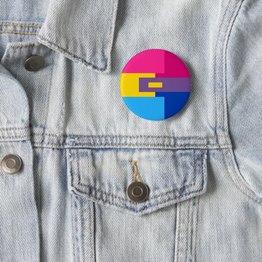 Panromantic Bisexual-Button Button (Beispiel)