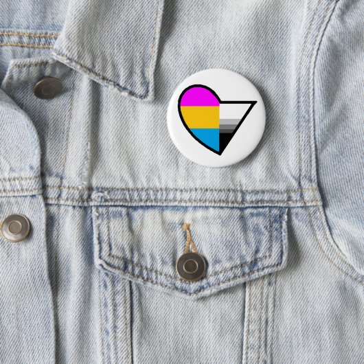 Panromantic Demisexual Knopf Button (Beispiel)