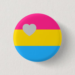 Panromantic Flagge Button
