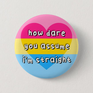 Panromantischer Stolz - "Wie wagen Sie sich" - LGB Button