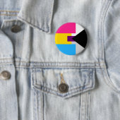 Panromantisches Demisexual-Button Button (Beispiel)