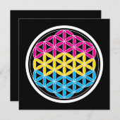 PanSakrale Geometrie Einladung (Vorne/Hinten)