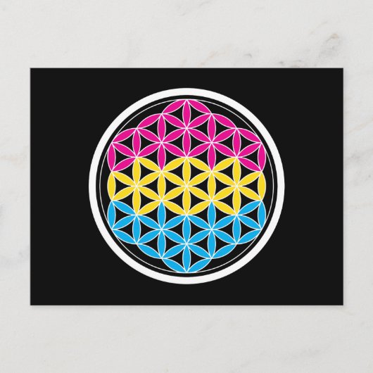 PanSakrale Geometrie Postkarte (Vorderseite)