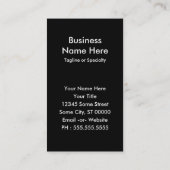 PanSakrale Geometrie Visitenkarte (Rückseite)