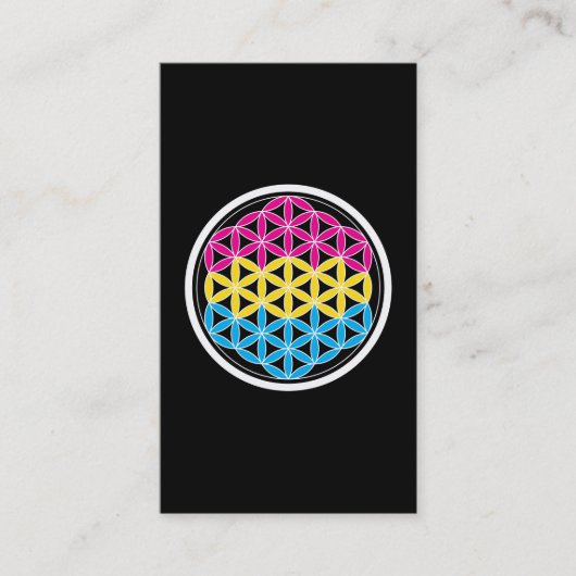 PanSakrale Geometrie Visitenkarte (Vorderseite)