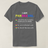 Panseual Definition Funny Pride LGBT T-Shirt  (Design vorne)