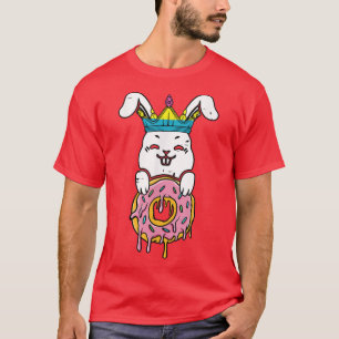 Panseual Easter Bunny LGBTQ Cute Pan Pride Flag Co T-Shirt