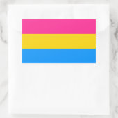 Pansexual-Aufkleber Rechteckiger Aufkleber (Tasche)