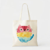 Pansexual_Cat Design Art Tragetasche (Vorne)